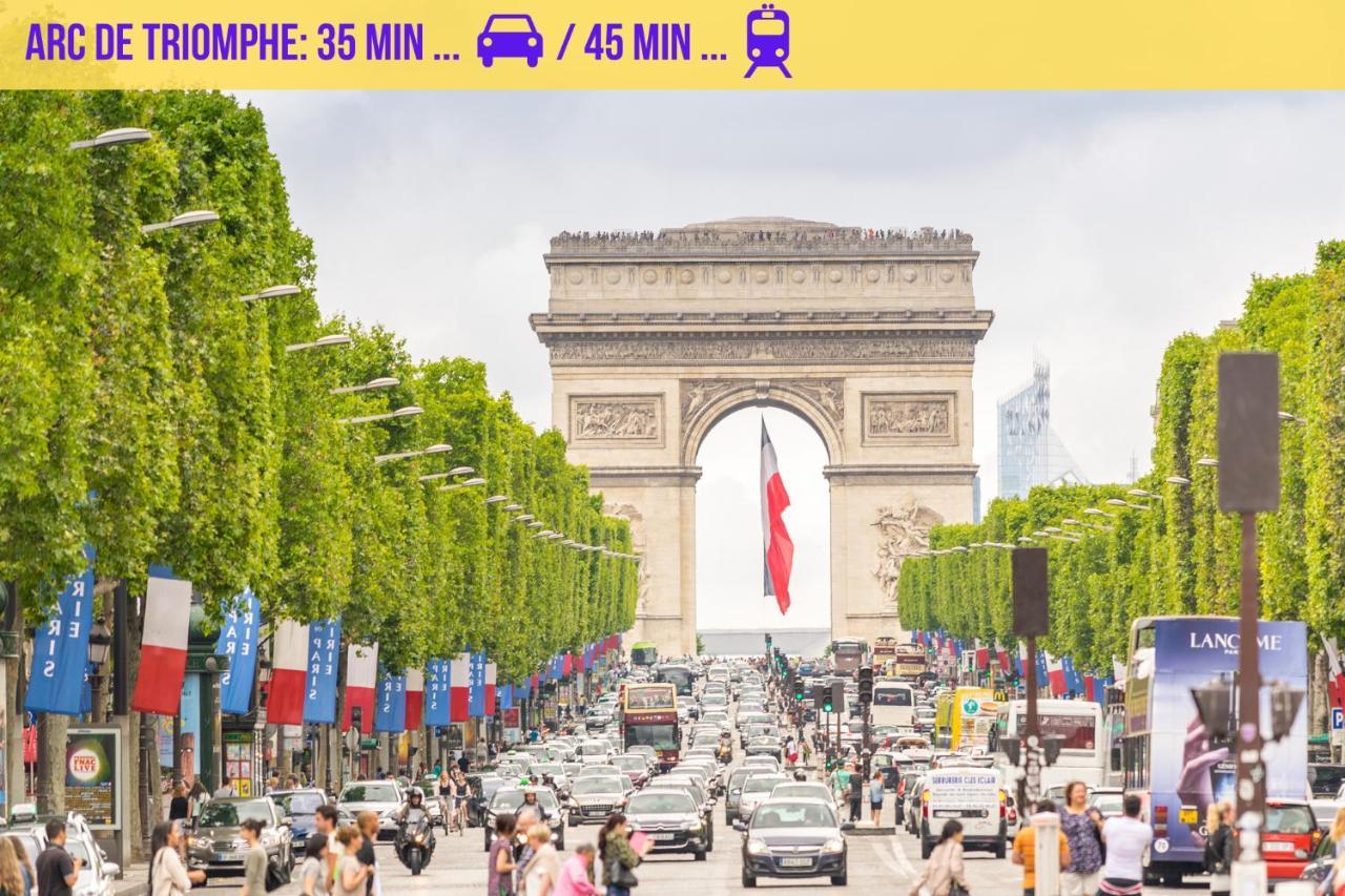 Qhome 1 - Studio Entre Paris Et Disney Вилье-сюр-Марн Экстерьер фото